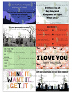 Halloween Lunch Box Notes