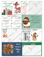 🎄 Christmas Lunchbox Notes – Unique Holiday Printables for Kids 🎄