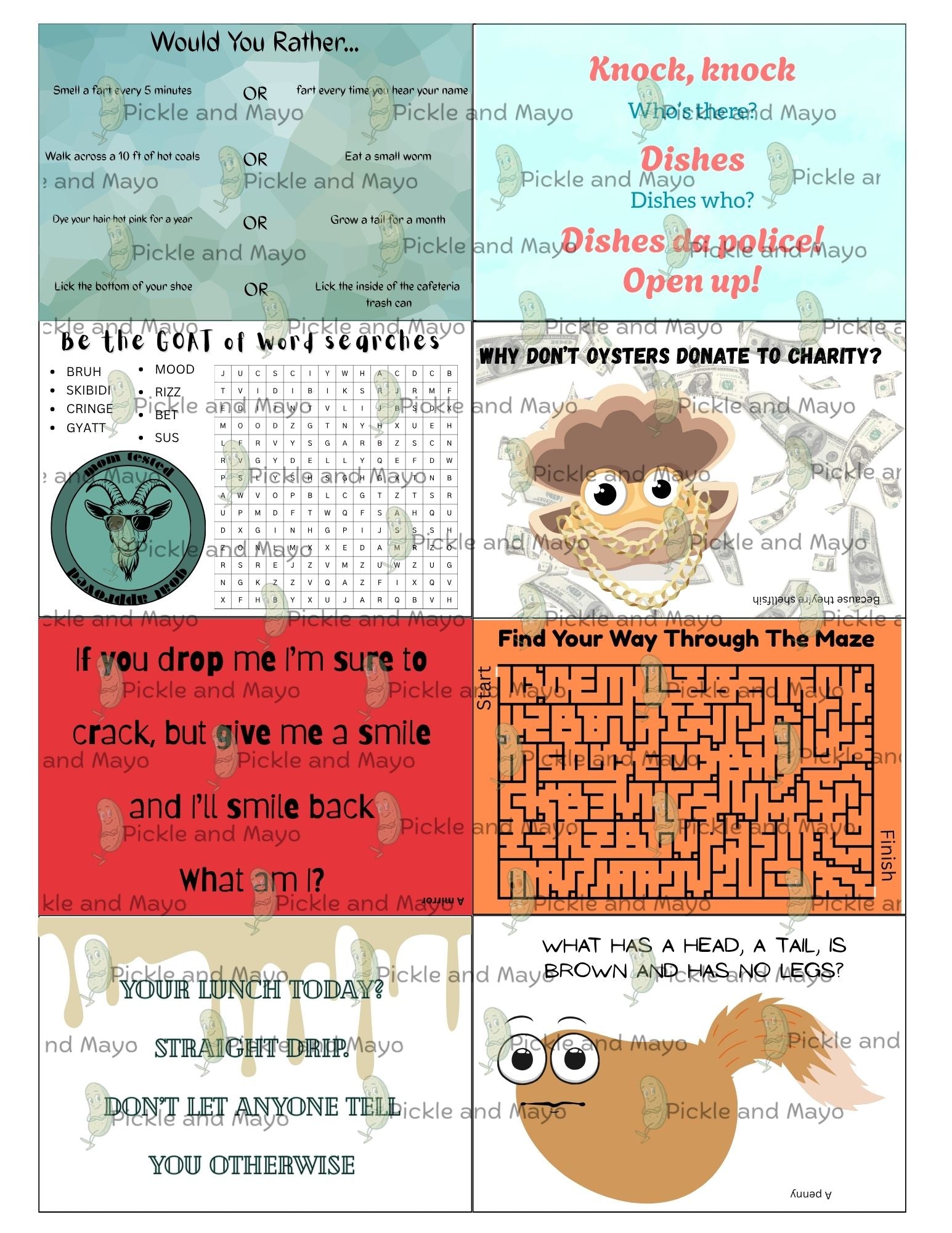 GOAT Lunch Box Notes